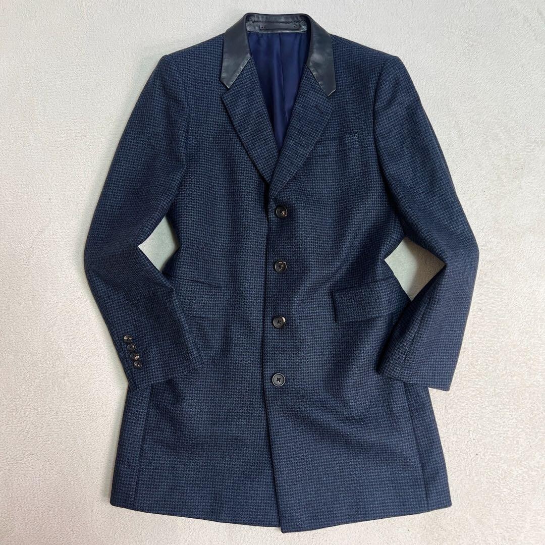 Paul Smith PS houndstooth Chesterfield Coat Jacket Men Size Paul Smith PS houndstooth Chesterfield Coat Jacket Men Size