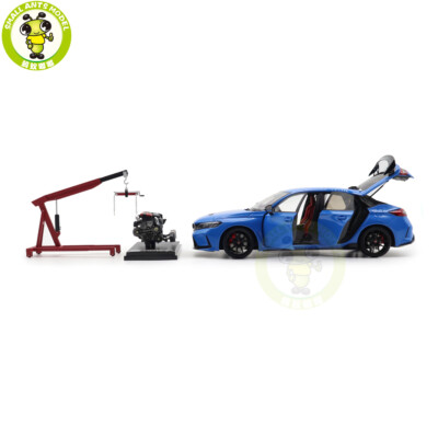 1/18 Motorhelix Honda CIVIC Type R FL5 Blue Diecast Model Toy Car