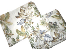 TOMMY BAHAMA NADOR PALM TREES DATES GREEN TAN 2 STANDARD PILLOW SHAMS 20X26