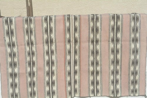Vintage Large Navajo Handwoven Crystal Pattern Rug 65.5" x 49.5" - Picture 3 of 12