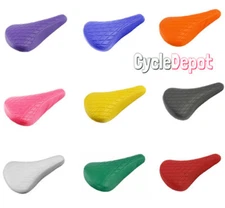 F&R Bicycle BMX Vinyl Saddle Diamond 702 Free Style Fixie Bike Seat 9 COLORS!