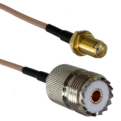 Adattatore SMA A SO239 Lotto Cavi Coassiali RG316 SMA Maschio A SO239 Femmina - 1 Piede, Per Connessioni RF Cavo SMA A SO239 - Foto 3