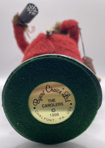 Byers Choice Caroler ~ 1998 THE BELSNICKLE - 20th Anniversary pc (SIGNED) - Picture 12 of 12