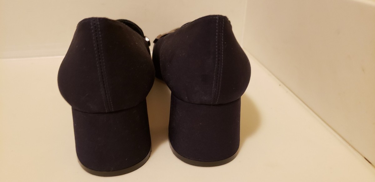 Escarpins Bandolino Bleu Foncé - Talons Moyens - Taille US 6 - Fabriqué En Italie - Occasion
