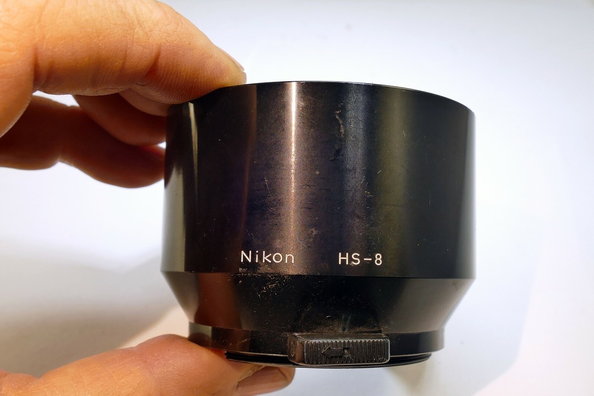 Nikon HS-8 Lens Hood Shade Metal for 105mm f2.5 AI-S Nikkor f4
