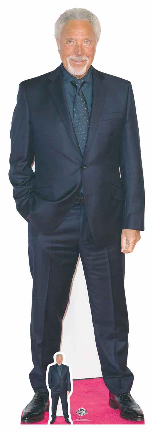 Tom Jones Lifesize and Mini Cardboard Cutout / Standup - Welsh Singer