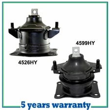 M906 Front & Rear Engine Motor Mount Set 2PCS For 2004-2008 Acura RL TL 3.2 3.5L