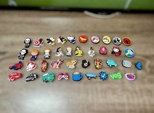 39pc Rubber Shoe Charms Collection for Crocs and Bracelet