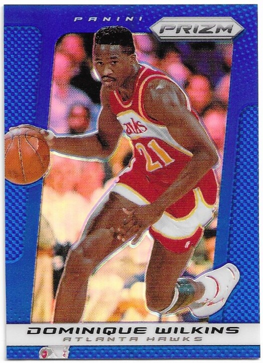2013-14 Panini Prizm DOMINIQUE WILKINS Blue Prizm EBAY 1/1