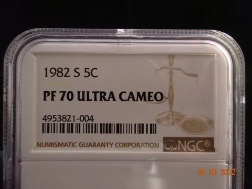 1982-S Jefferson Nickel, NGC PF70 Ultra Cameo