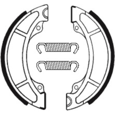 Off für: Road Organische Bremsbacken - TECNIUM BA108 RM organic brake shoes