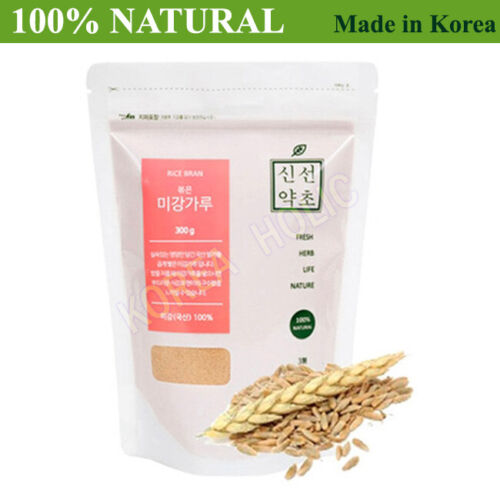 100% Natural Rice Bran Powder 300g Organic Powder Brightening Skin Care 볶은미강가루 - 第 2/4 張圖片