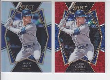 (2) 2022 Select Mark Canha Red Disco + Silver Prizm Mets #148