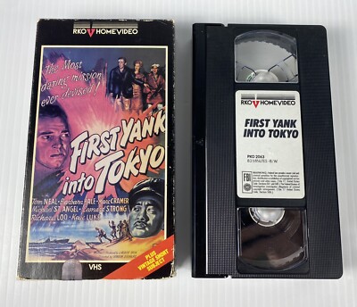 First Yank Into Tokyo - VHS Tape 1985 RKO Home Video Vintage Movie