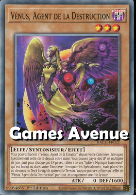 Yu-Gi-Oh! Venus, Agent of Destruction BACH-FR021 VF/COMMUNE