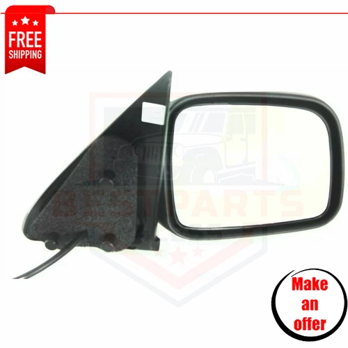 Power Mirror RH for 2002-2007 Jeep Liberty, Textured Black, Manual Folding