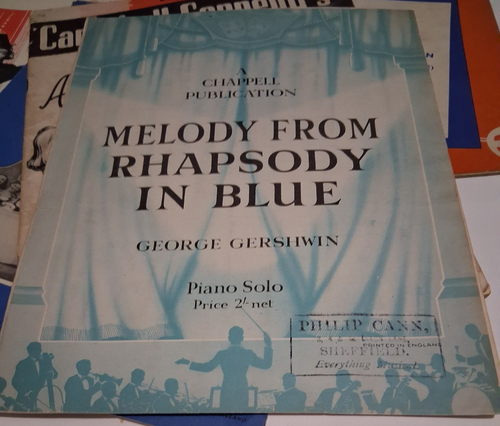 40s Sheet Music Bundle Yankee Doodle Dandy Lullaby of Broadway Rhapsody in Blue - Picture 14 of 24