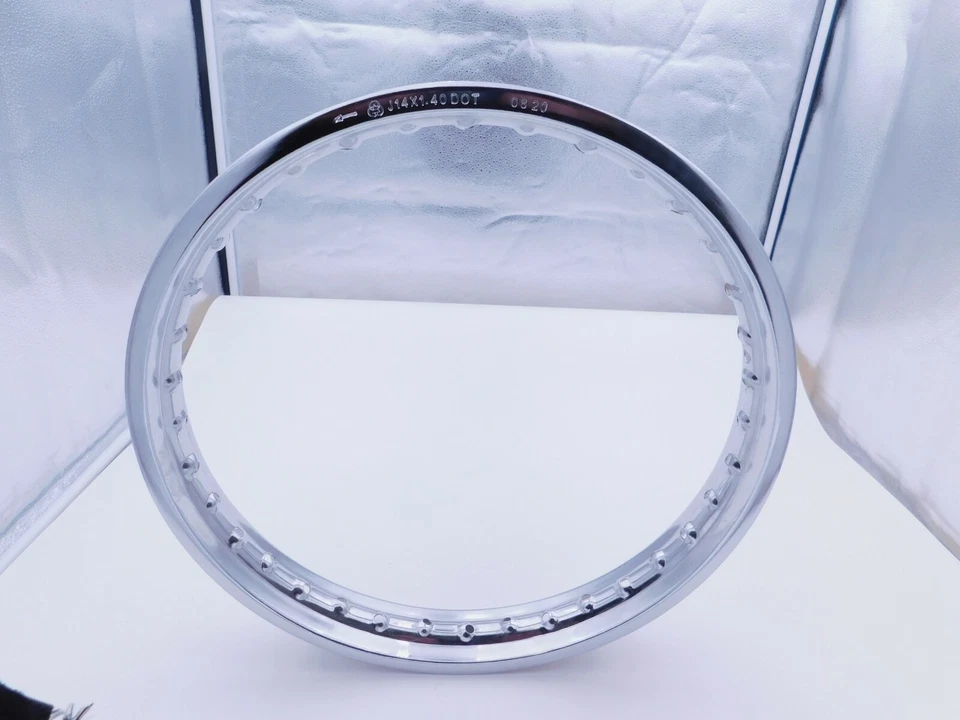 Llanta delantera honda 2013-2025 crf110f original fabricante original nueva 44701-kyk-910 de fábrica Foto 2 de 4