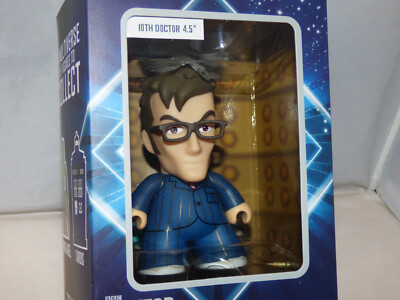 Titans Vinyl Figures - Doctor Who - Tenth Doctor [Blue] - Nerd Block Exclusive