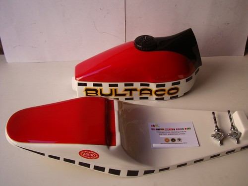 BULTACO ASTRO GAS TANK & FENDER BODY PETROL TANK & FENDER NEW - Picture 9 of 12