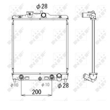 Radiateur Rover 45