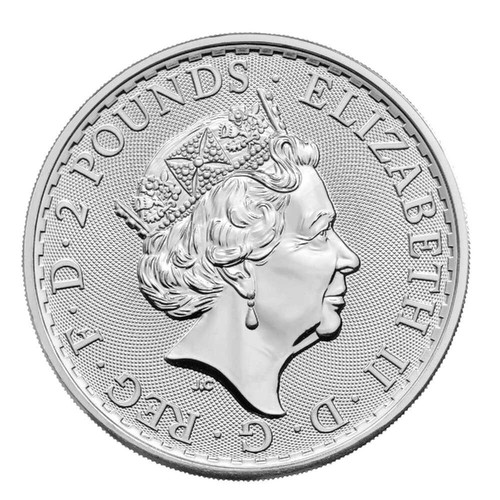 Lot of 2 - 2023 U.K. 2 Pound Silver Britannia .999 1 oz BU - Picture 2 of 2
