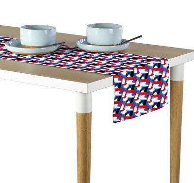 Brush Strokes Table Runners  12''x72'' or 14''x108''