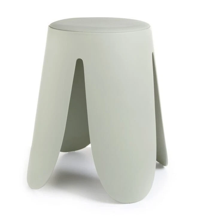Sgabello Pouf Colorato Sovrapponibile Design in Metallo Cuscino Impilabile 46 cm