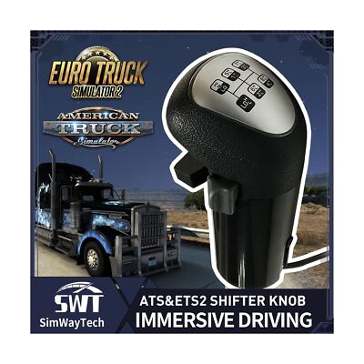 SimWayTech USB Shifter Knob for ATS & ETS2 PC For Logitech G25 G27 G29 G920 G...