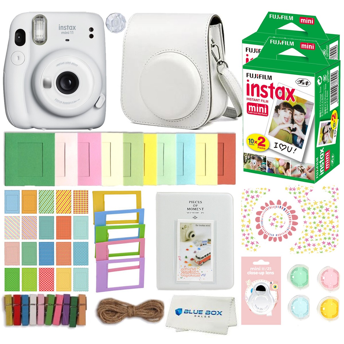 Fujifilm Instax Mini 11 Instant Camera Ice White 40 Fuji Films