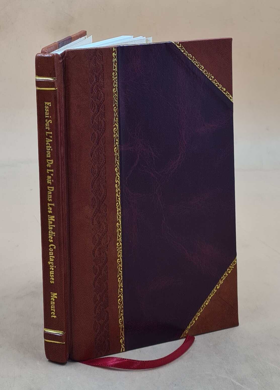 Air's Role in Contagious Diseases - Leather Bound Edition