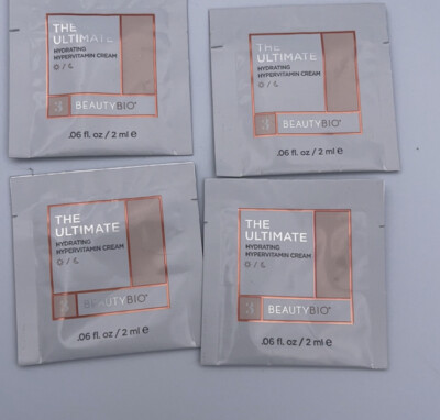 BeautyBIO The Ultimate X4 Cream Sample Travel Packs sealed