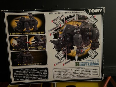 Incomplete? ZOIDS Genesis GZ-005 Hebby Rhimos Rhinoceros Plastic