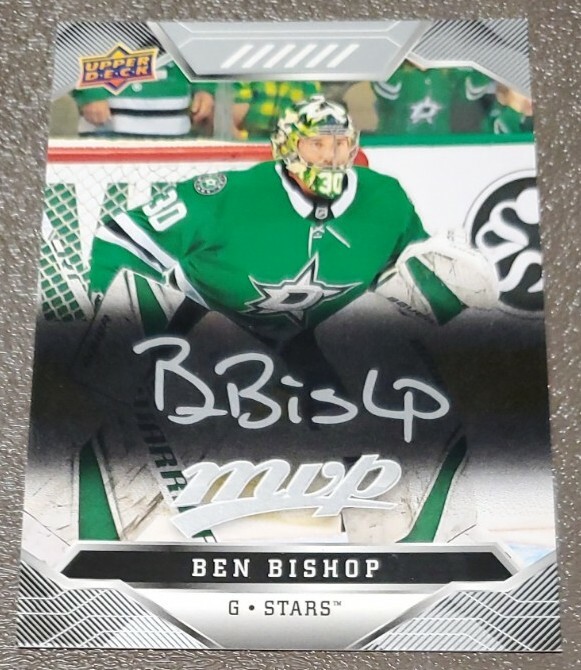 2019-20 Upper Deck MVP Hockey Silver Script Parallel #60 Ben Bishop