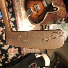 Otey Crisman Vintage RARE MODEL Putter 340H 35 Hickory Shaft