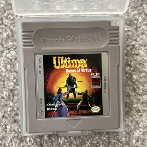 Ultima: Runes of Virtue (Nintendo Game Boy, 1992) Tested Authentic w/ Case - Picture 2 of 6