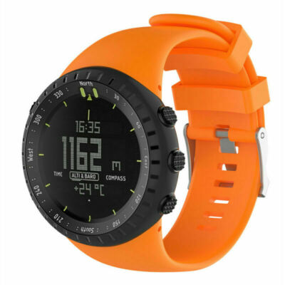 Für SUUNTO CORE All Black Silikon Uhrenarmband Armband Band Strap Sport Ersatz