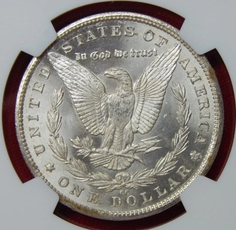 1883 CC Morgan Silver Dollar $1 - NGC MS62 ~ Free USA Shipping - Image 2 of 4