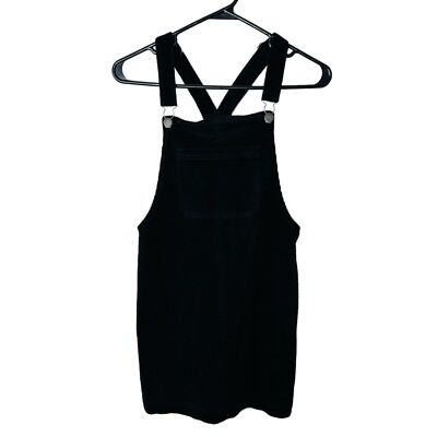 Wild Fable Dress Size XS extra small Black Velvet Ribbed Mini Dress romper  | eBay