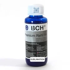 BCH Premium 100 ml Cyan Sublimation Ink for Epson (IS100C-AE)