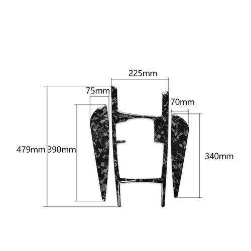 OE Carbon Fiber Gear Shift Lever Panel Trim for Audi A6 C6 S6 RS6 2005-2011 - Photo 23 sur 23