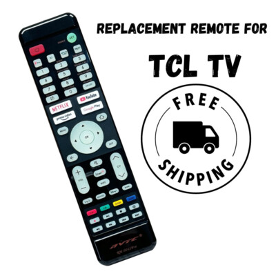 RM-024S Pro FÜR TCL TV ERSATZ FERNBEDIENUNG 3D HD NETFLIX YOUTUBE