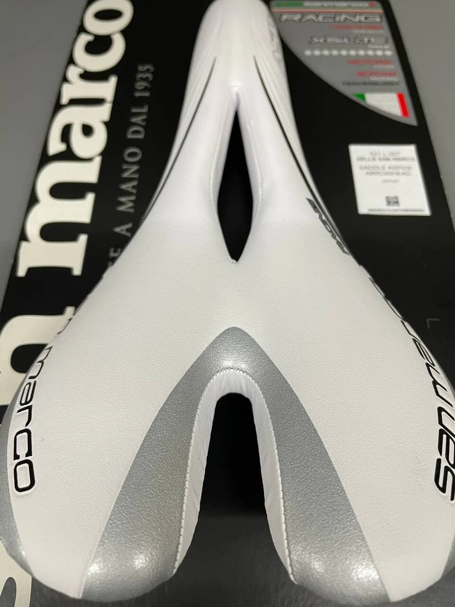 Selle San Marco Concor Carbon FX Protek – Blanche – Pour Vélo Course/route