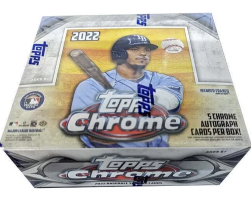 2022 TOPPS CHROME BASEBALL JUMBO HOBBY BOX W/ SILVER PACK