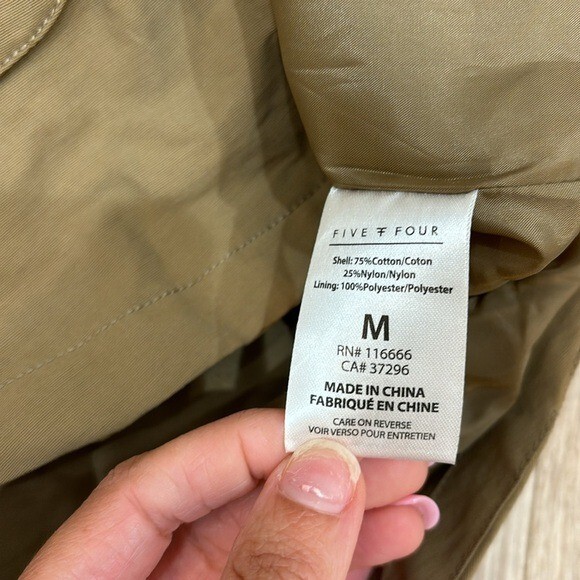 Five four beige button down jacket men - image 6