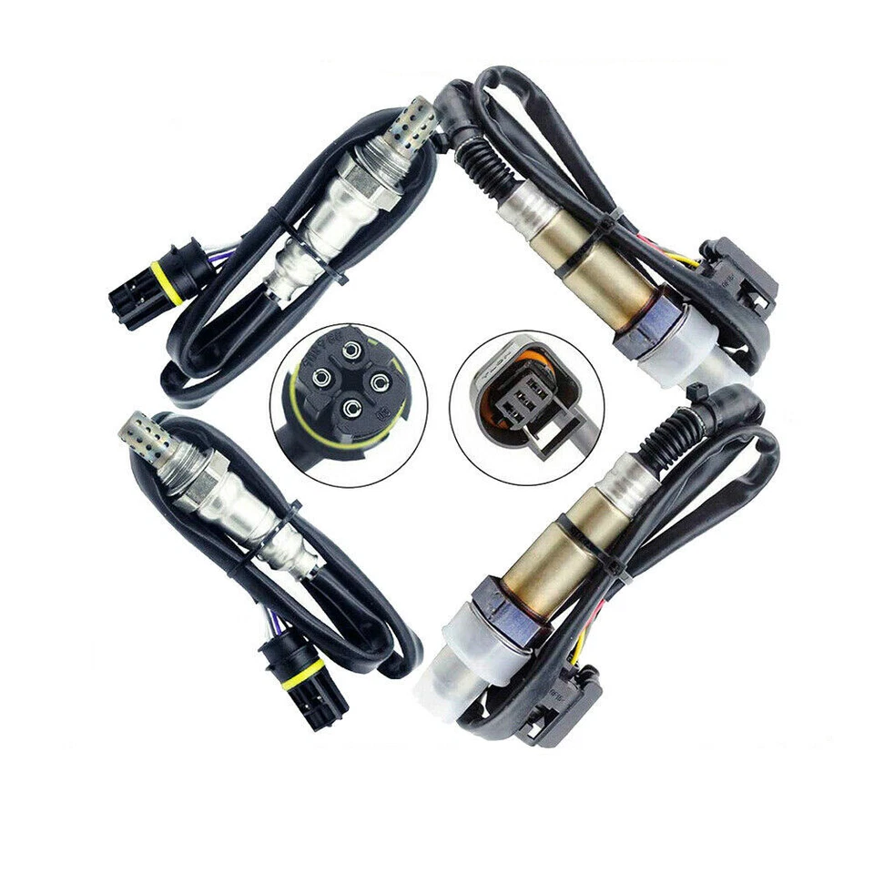 Sensor de oxígeno 4 piezas para BMW 550I 2011-2016 BMW 750i 2009-2015 4,4 L arriba+aguas abajo Foto 4 de 4