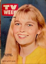 TV Week - Dec. 4, 1965 - Mia Farrow, Dick van Dyke, Normie Rowe + Hayley Mills