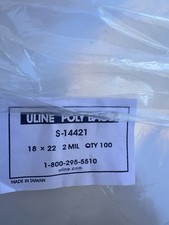 Clear Poly Bags 18 X 22 By ULine 4 For 1.00