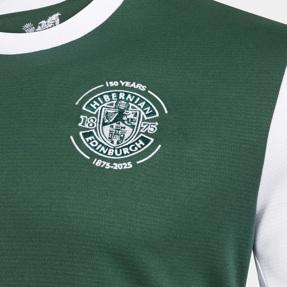 Joma Hibernian Édimbourg Maillot D'Accueil 25/26 T-Shirt Fan Jersey Écosse M-3XL - Photo 3/3