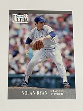 1991 Ultra Baseball #355 - Nolan Ryan - Texas Rangers